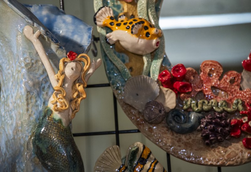 Cooley Ceramics underwater creatures come to life.